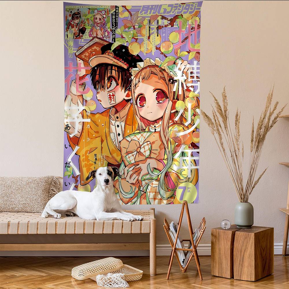 Anime graphics Popular Toiletbound Hanakokun Tapestry suits INS home decor great for wall hanging  dormhome use