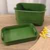 1/2/3x Seed Sprouter Tray with Cover Sprout Dish Growing Pot Seed Germination Tray Soilless Cultivation Germination Nursery Tray