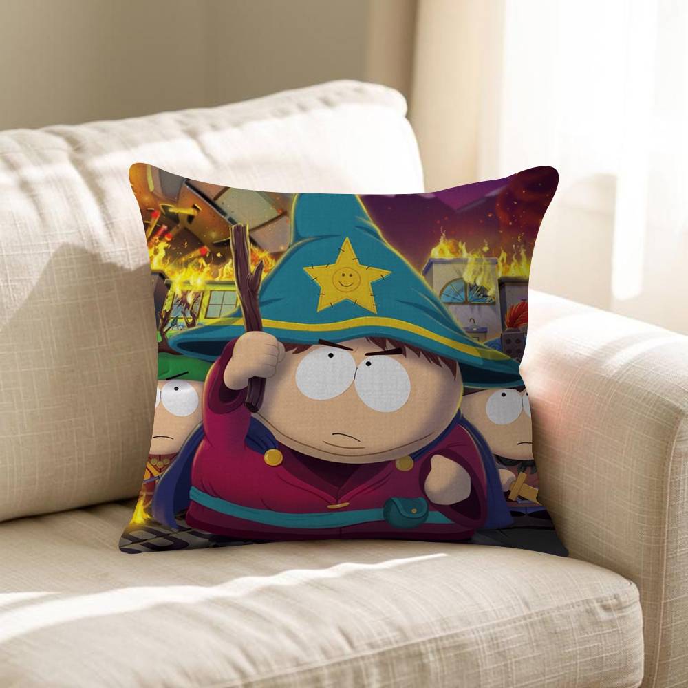 Funny Cartoons Souths Parks Cushion Cover Decorative Pillow Sofa Home Decor Case Pillow Cases