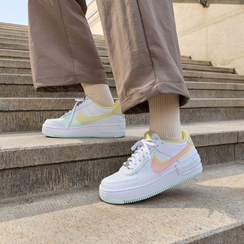 Nike Air Force1 Shadow Breathable Low top Skateboard Shoes Women s Pin 36.5