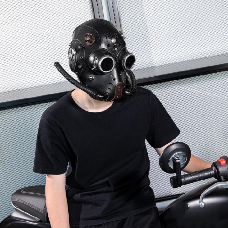 Roleplay Doctor Mask For Halloween Parties Motorcycle Protection Lightweight Breathable Steampunk Design Riders Essential