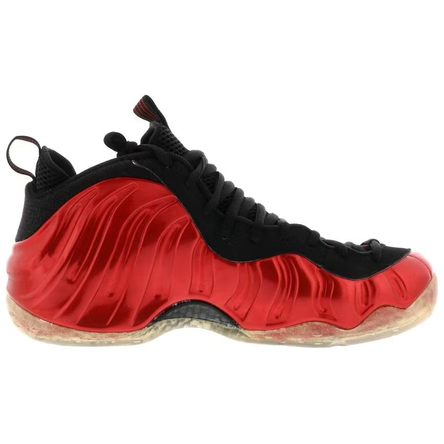 New Nike Air Foamposite One Abrasion Resistant High top Vintage Basketball Shoes Men's Red 314996-610