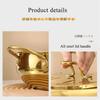 Gold Plated Version 20/24/28cm Stainless Steel Soup Cookware Nonstick Casserole High Temperature Resistance Soup Pot With Lid