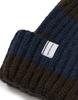 MMLG [Mmlg] Mm Stripe Knit Hat (Navy)