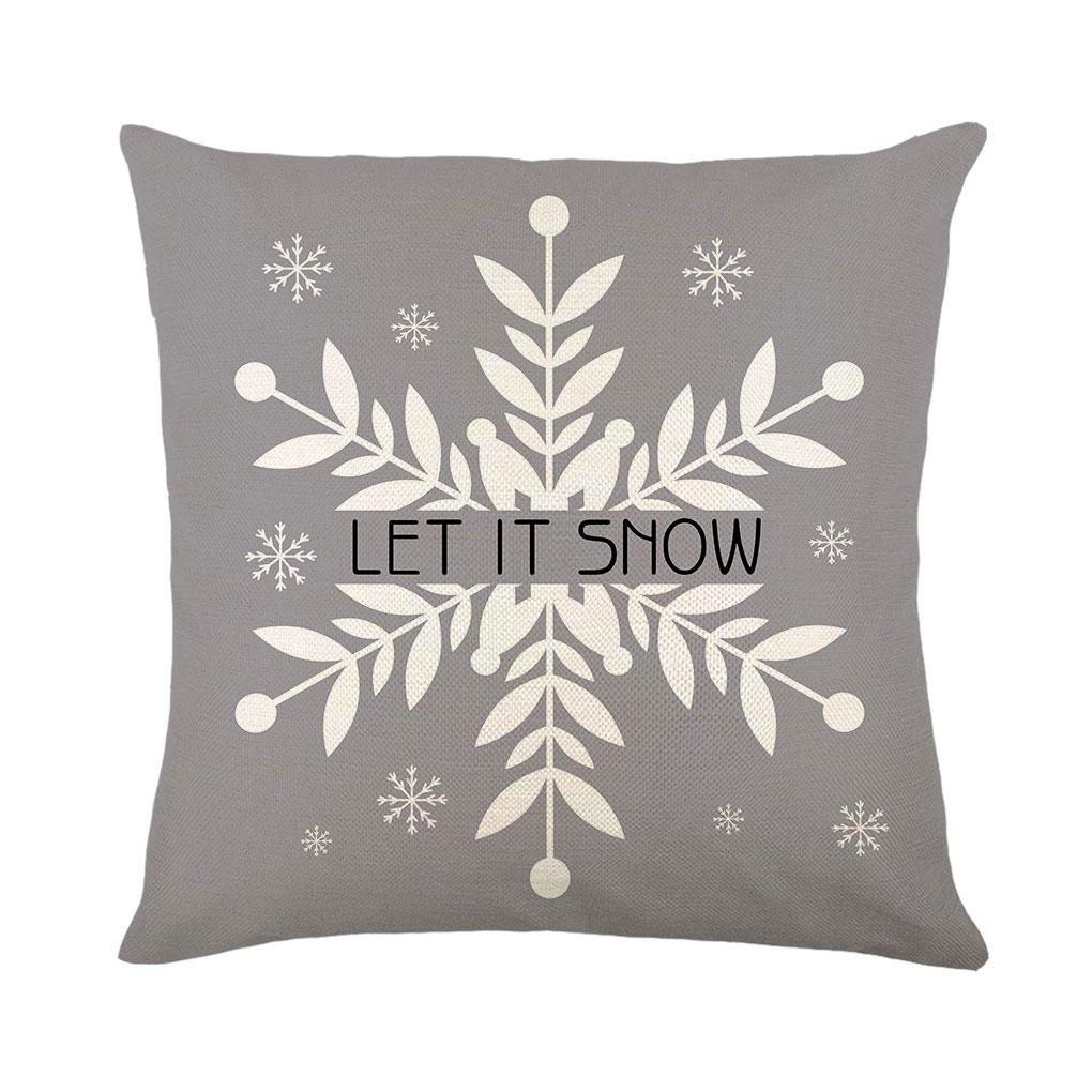 Рождественский чехол для подушки защитная наволочка новогодний орнамент наволочка наволочки для спальни гостиной офиса 498₽