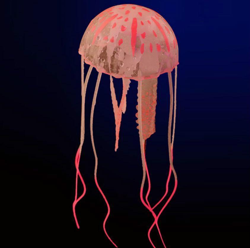 Aquatic Luminous Fluorescent Jellyfish Aquarium Software Simulation Coral Sucker