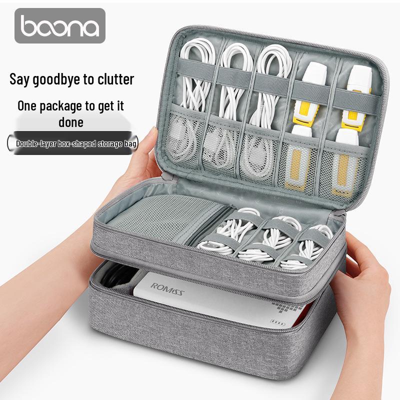 Multi-Device Digital Storage Case: Earphones, Cables, Hard Drives, Power Banks