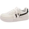 Star Board Shoes Women's 2025 Summer New American Platform Shoes Niche Students Sports Versatile Casual White Shoes