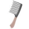 Wide Tooth Comb for Curls, Curly Hair Comb with Double Row Wavy Tooth for Curls Wavy Thick Long Wet Dry Hairs, Detangler Hairs Brush Large Teeth