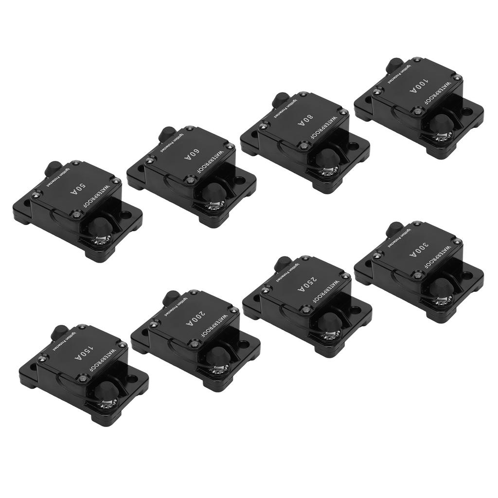HT-608 Circuit Breaker Waterproof Automatic Switch Auto Reset Fuse Holder Fuse Inverter Overload Protection DC12-24V 60A HT-608 Circuit Breaker Waterproof Automatic Switch Auto Reset Fuse Holder Fuse Inverter Overload Protection DC12-24V 60A