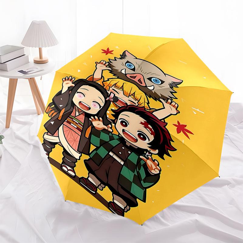 

Maple Leaf Festival Gift: Automatic Opening/Closing Umbrella with 3-Fold Design and Iron Frame for Outdoor Use, Perfect for Fans and Travele