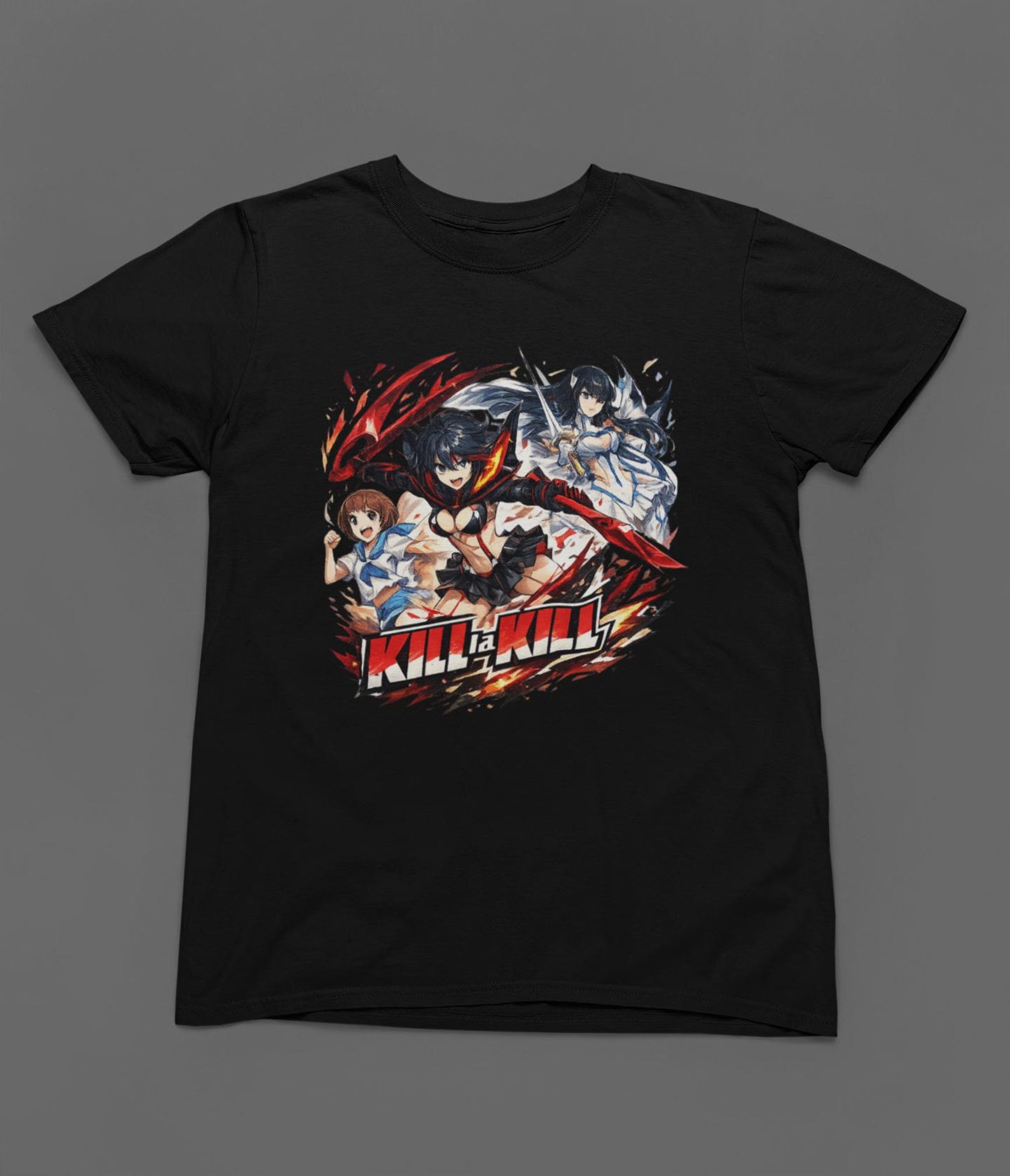 Unisex Kill La Kill Ryuko Matoi Anime T-Shirt, Manga Waifu Shirt L