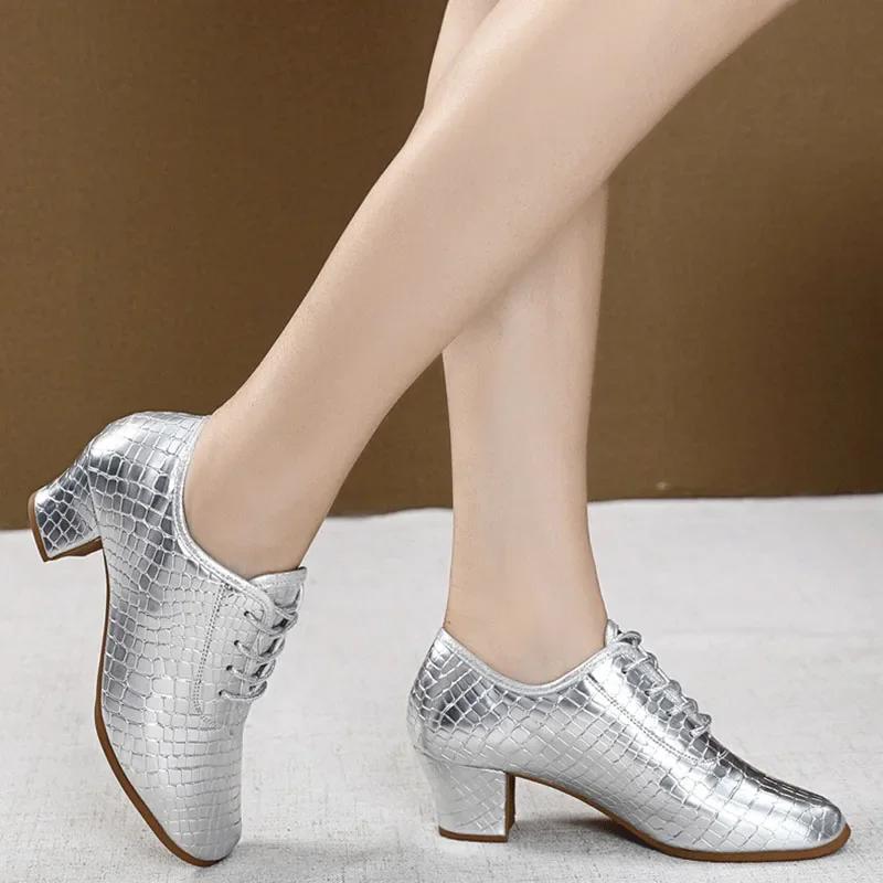 Latinamerikanska dansskor för kvinnor Internationella moderna dansskor Dam Ballroom Vals Tango Foxtrot Quick Step-skor