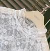 2024 Slim Korean Lace Mesh Pullover - Half-High Collar, Skin Color