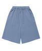 Alijibi Pokect Graphics Waffle Shorts Blue