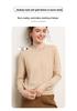 Women's Autumn Winter Cashmere Sweater - Thin, Soft, Fluffy, Fine-Spun, Round Neck, Versatile 16-Pin Knit