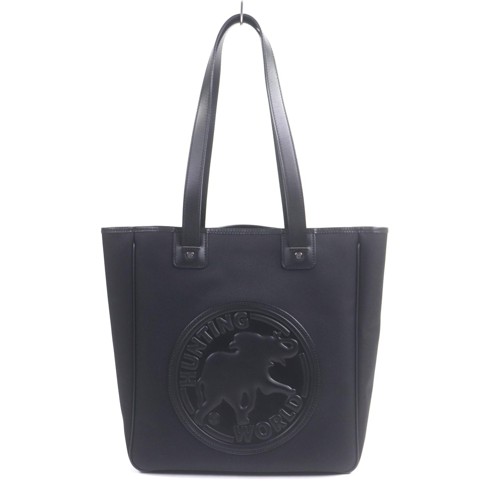 

Відмінна сумка-тоут HUNTING WORLD Safari Today чорний канвас чоловіча Вживана