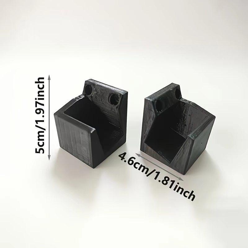 2Pcs Universal Wall-Mounted Level Bracket Plastic Level Holder For Workshop Garage Home For Furniture Assembly