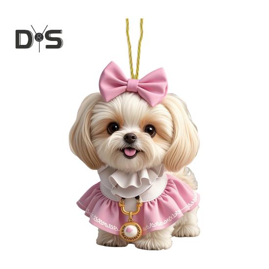 

Подвеска в виде кошки на автомобиль, 2D, плоская акриловая подвеска на зеркало заднего вида автомобиля, подвесное украшение в виде кошки, причудливое украшение на рождественскую елку, подарок для семьи и друзей розовый