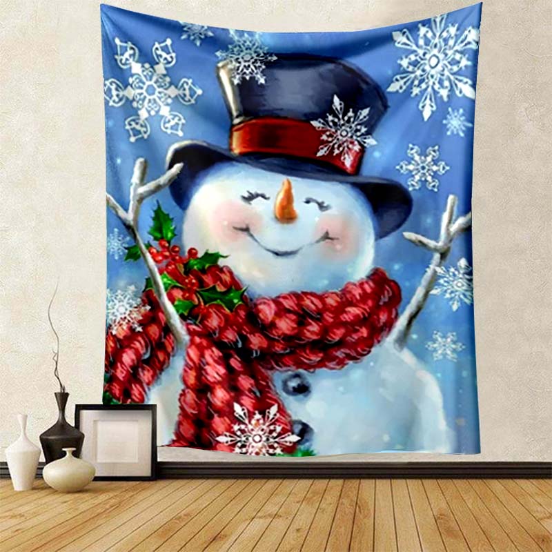 Beach Blanket Living Room Decoration Bedroom Background Cloth Santa Red Riding Hood Gnome Cute Tapestry Wall Hanging