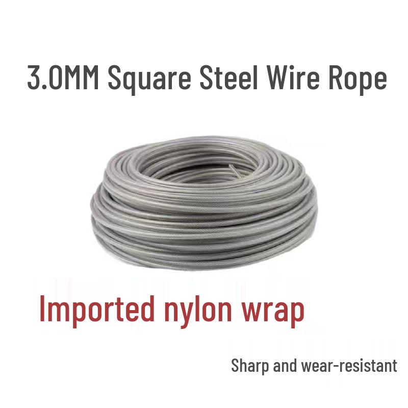 Universal Two-Color Serrated Grass Cutting Line Rope for Lawn Mowers