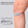 2 Pcs Silicone Patella Band Patellar Tendon Stabilizer Knee Brace for Knee Pain And Tendonitis Knee Support Strap for Basketball Running Fitness