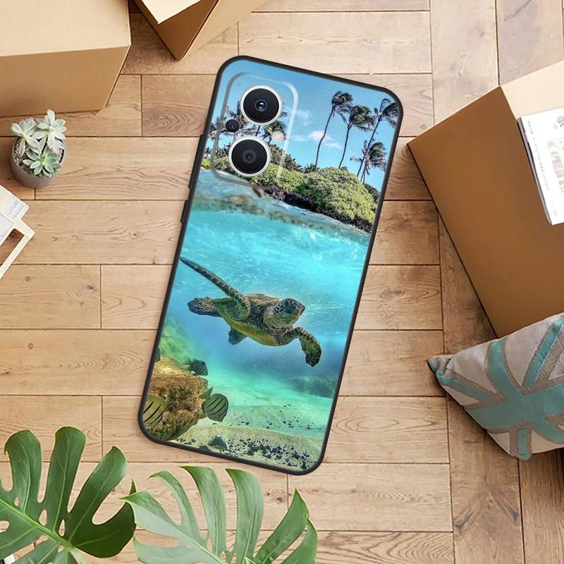 Cute Cartoon Turtles Case For OPPO Reno 13F 14F 12F 10 11 12 13 14 Pro 7 8 Lite OPPO Find X6 X5 X8 X9 Pro Cover
