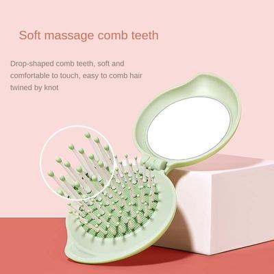 Carry-on Cosmetic Mirror Comb Folding Double-Use Girl Portable Mini Airbag Cushion Sweetheart Massage Comb