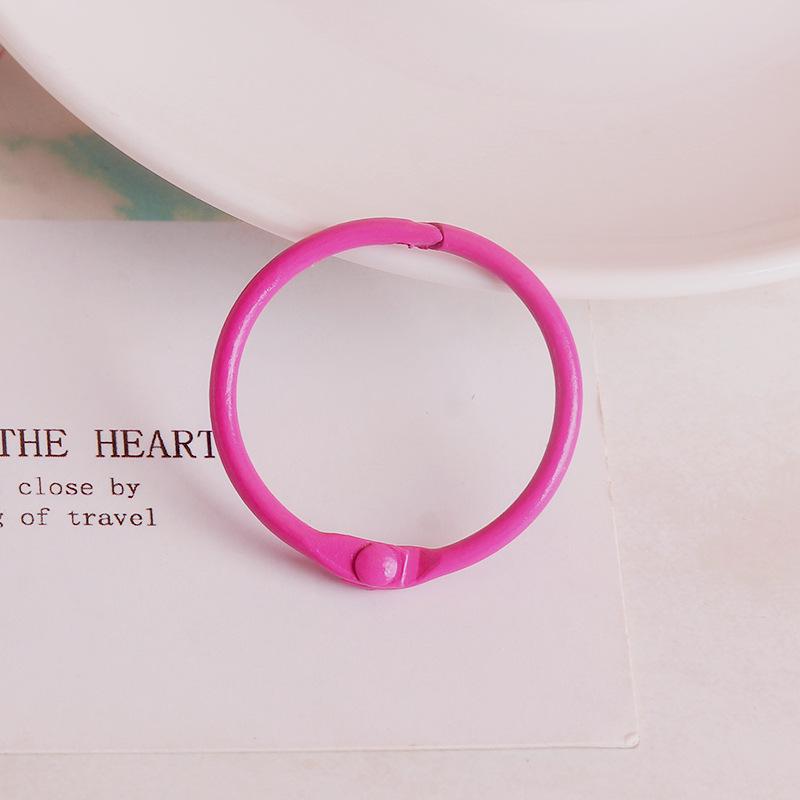 DIY brelok do kluczy: Metalowe ogniwko zaciskowe 30 mm z wykończeniem lakierem wypiekowym