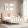Solid Wood Bed Without Mattress 160 X 200 Cm Pine Wood