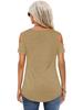 Women's 2023 Fashion Off-the-Shoulder Short Sleeve T-shirt