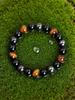 Natürliches Tigerauge Hämatit Obsidian Perlen Armband für Schutz Mut Erdung & Spirituelle Klarheit Energie Boost Schmuck