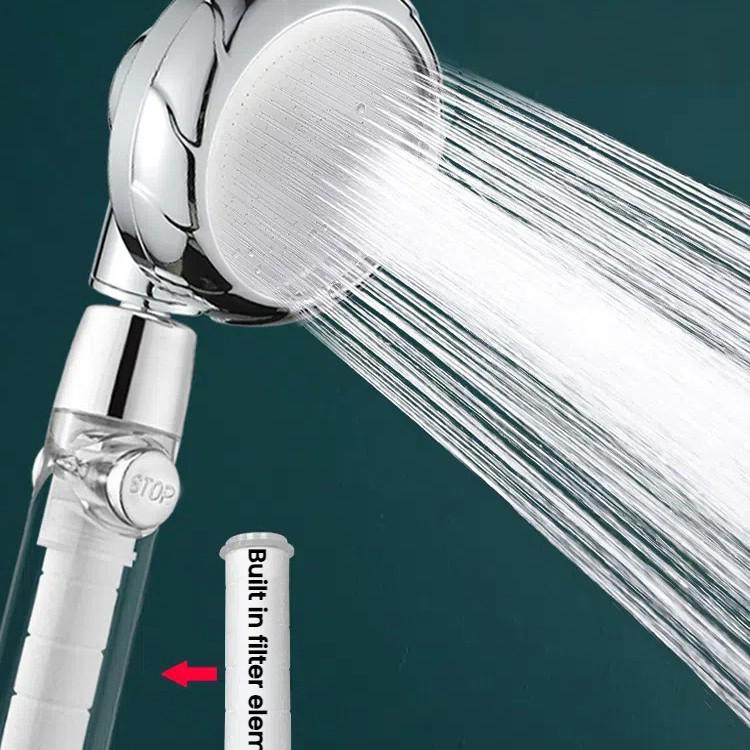 Japanese Multi-Setting Negative Ion Handheld Shower Head with Switch