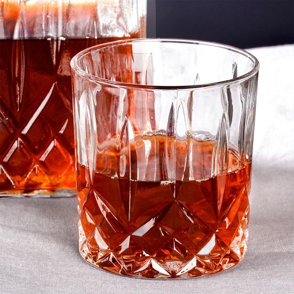 Alcohol Gift Set: Carafe, Whiskey Glasses, Drink Bottle