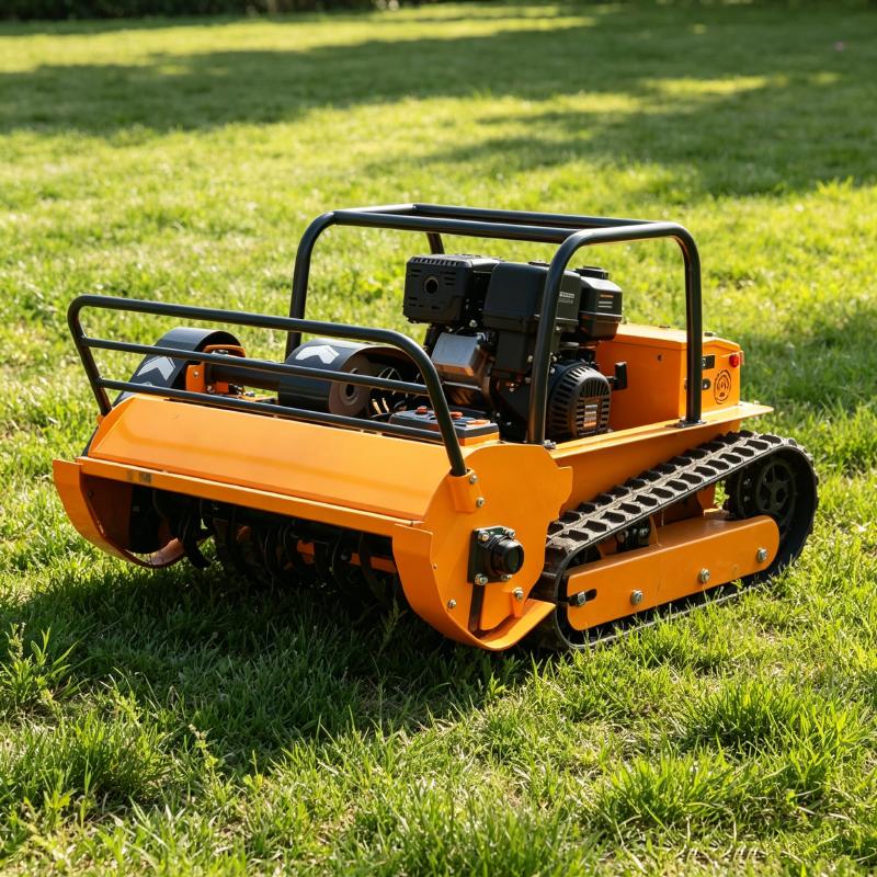 Compact CE EPA Crawler RC Lawn Mower CE EPA Gasoline Robot Grass Cutter Small Villa Garden Use