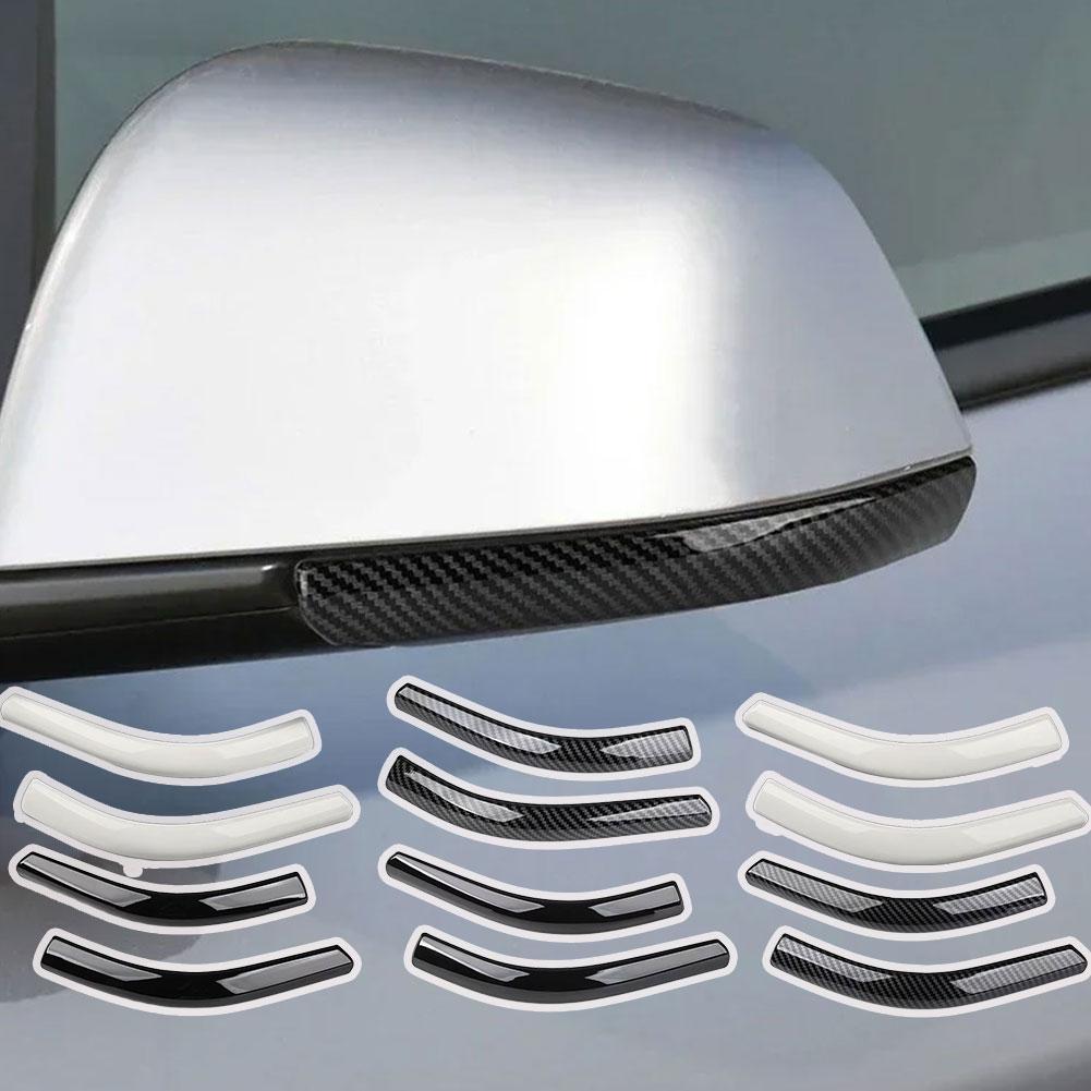  for Tesla Y/3 Highland 2025 Car Door Rearview Mirror Protector Guard Edge Protection Buffer Trim Anti-collision St N5P3
