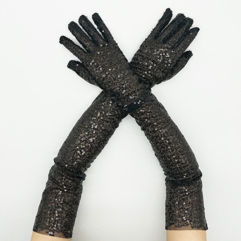 Party Dress Mittens Glittering Arm Sleeve New Dance Costume Gift