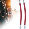 2 Pcs Outdoor   Pumping Cycling Bike Inflatable Pump Extension Tube(copper)
