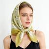 Breathable Cotton Square Scarf Korean Small Scarves Elegant Square Handkerchief  Beach