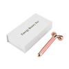 ZK-2 In 1 Facial Massager Roller Face Gold Pulse Electric 3D Roller Rose Gold