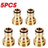 1/2/5Pcs Universal Tap Kitchen Adapters Brass Faucet Tap Connector Mixer Hose Adaptor Basin Fitting Garden Tools