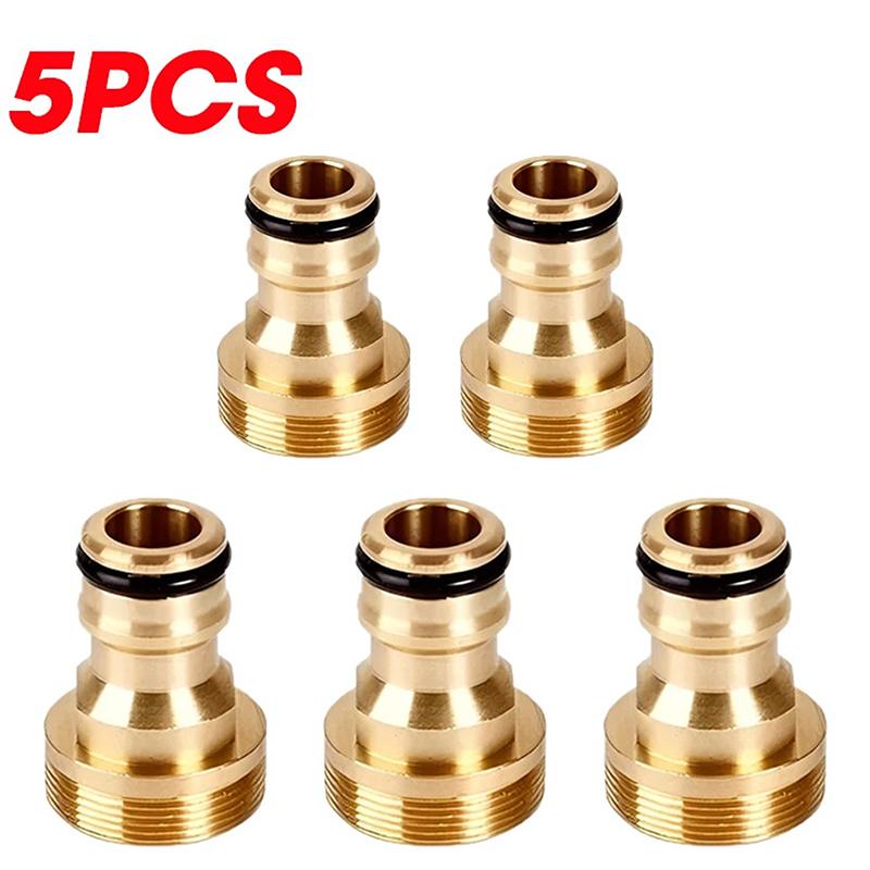 1/2/5Pcs Universal Tap Kitchen Adapters Brass Faucet Tap Connector Mixer Hose Adaptor Basin Fitting Garden Tools