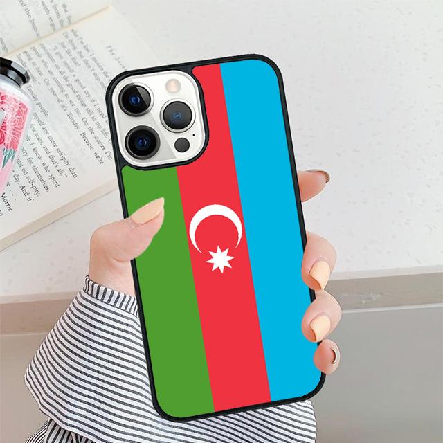 Azerbaijan Flag Phone Case For iPhone 17 Air 15 16 11 12 13 14 Pro Max Cover For iPhone 17 Air Max Plus Coque Fundas