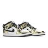 Air Jordan 1 Mid SE PreSchool 'Metallic Gold' (Unisex) Metallic Gold / White / Black / Black Kids' Basketball Shoes DC1422 700