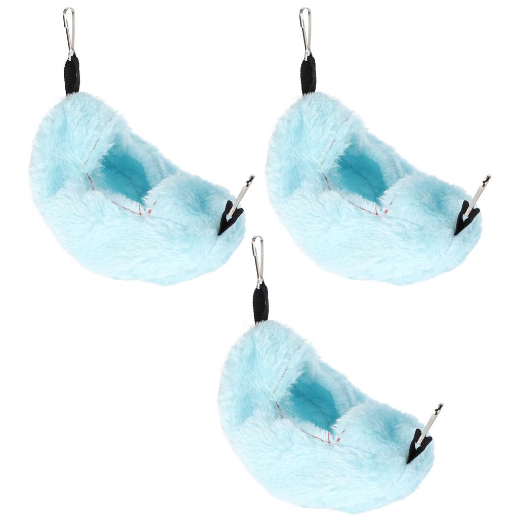 3 Sets Parrots Cage Bird Tent Bed House Hanging Hammock Hamster Nests Small Animals Accessories