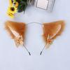 1PC Cat Ear Hair Hoop Women Hair Jewelry Hairpins Night Party Hair Accessories Cosplay Costume Headwear Head Rim Long Plush