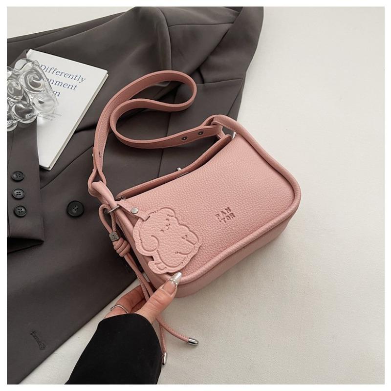 Simple and fashionable commuter small bag women's spring new high-end messenger casual small square bag