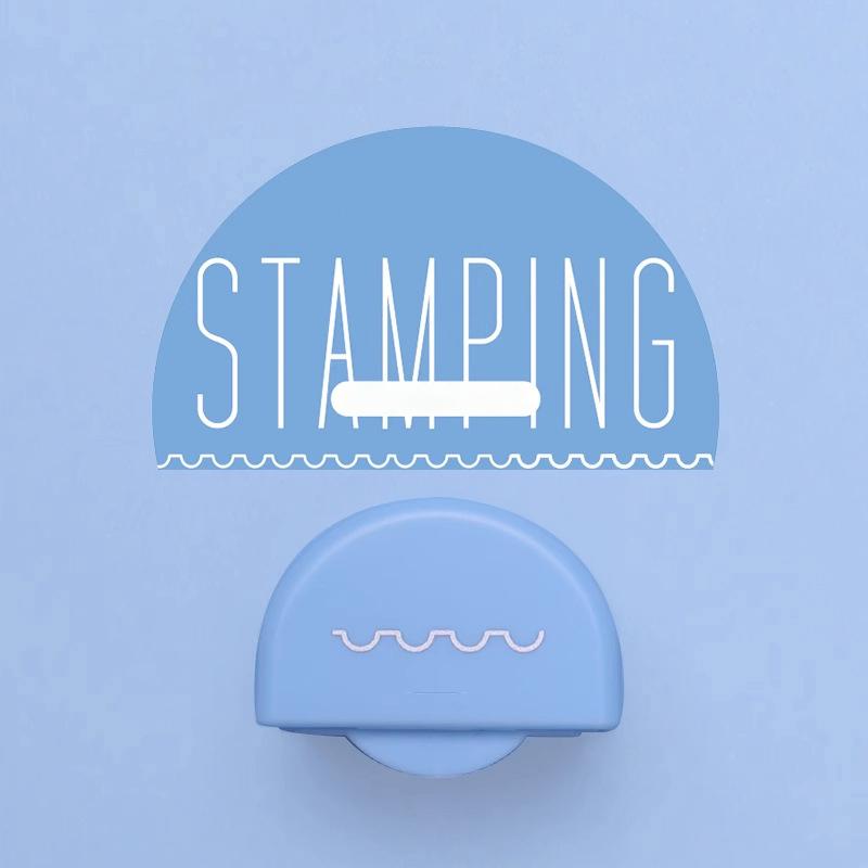 

Произвольное позиционирование резака для бумаги формата А4, многофункционального портативного резака для бумаги, кривая, пунктирная линия синий