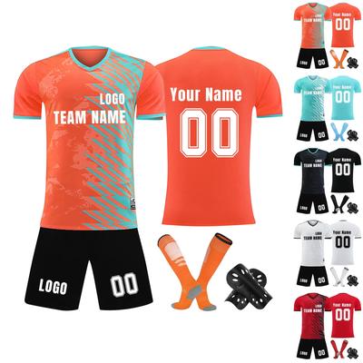 Personalised Shirts Kit Mens Girls With Name Number Custom Football Jerseys For Boys Training Suit