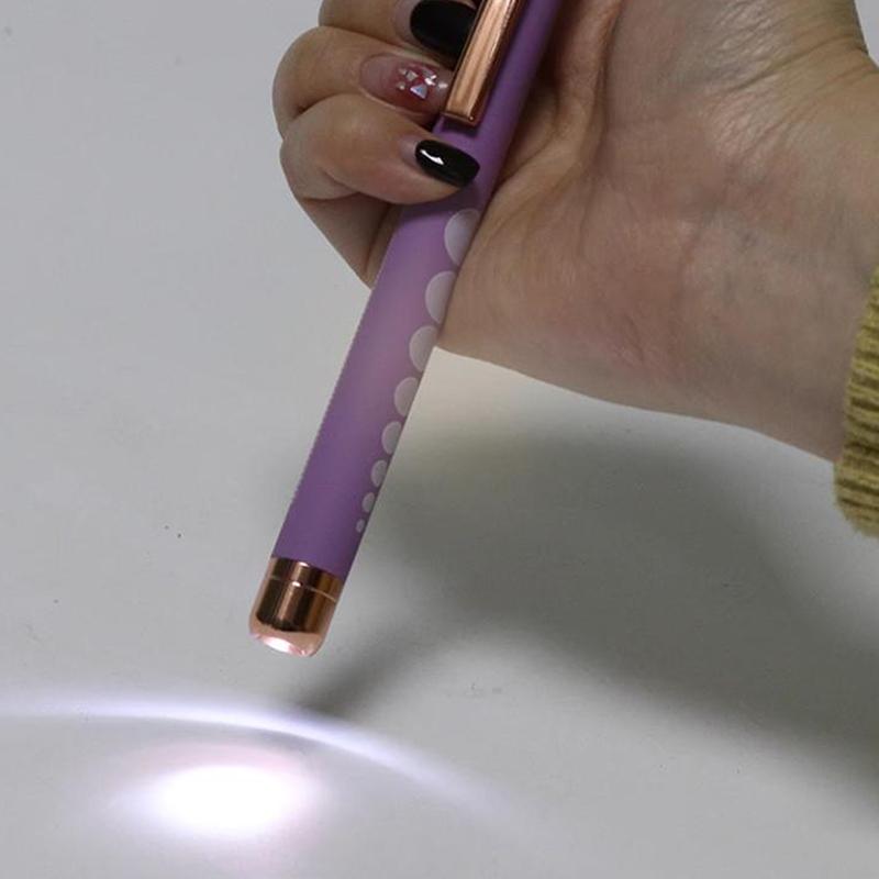 Mini Lékařské Svítilna Pero Přenosná LED Svítilna Mini Svítilna Bílé Žluté Světlo Pro Lékaře Sestru Diagnostika Měření Pero Svítilna